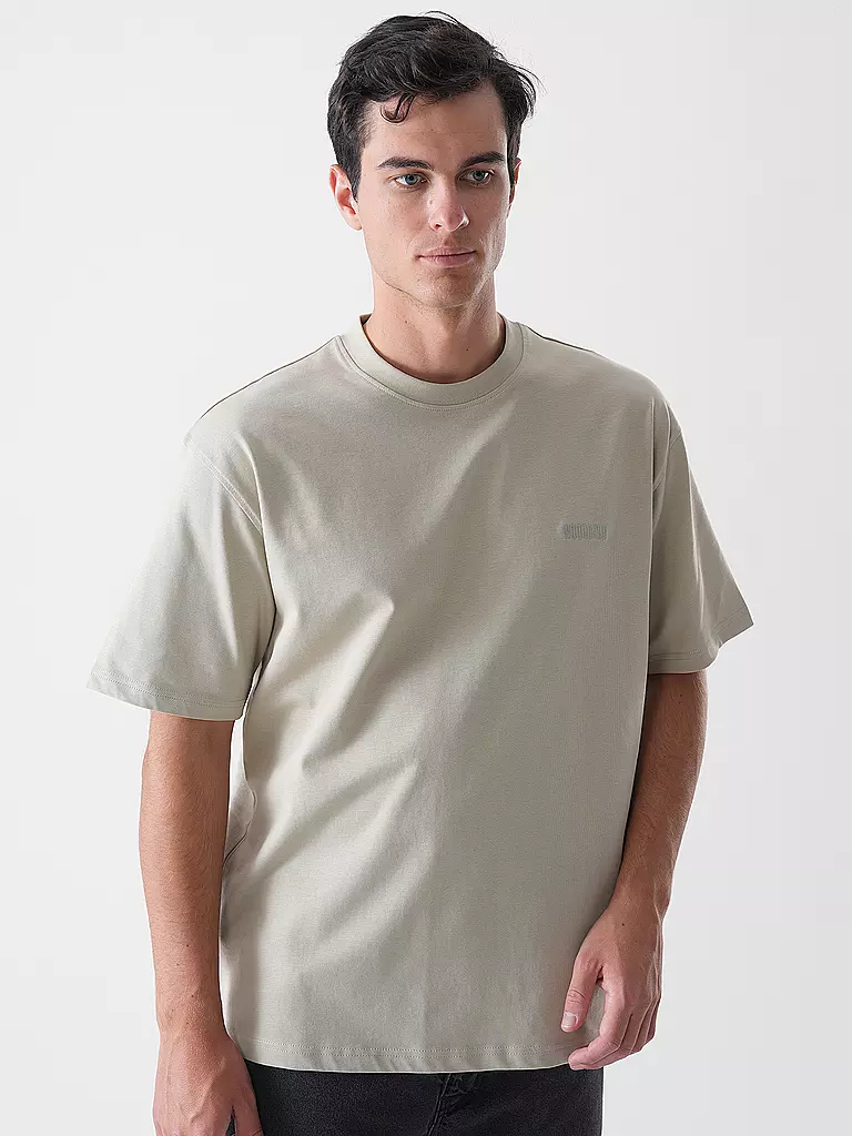 WOODBIRD | T-Shirt WBBAINE | hellbraun