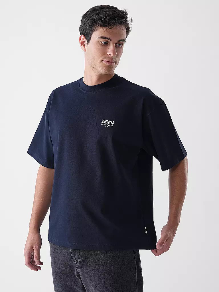 WOODBIRD | T-Shirt WBBEAM PHO | braun