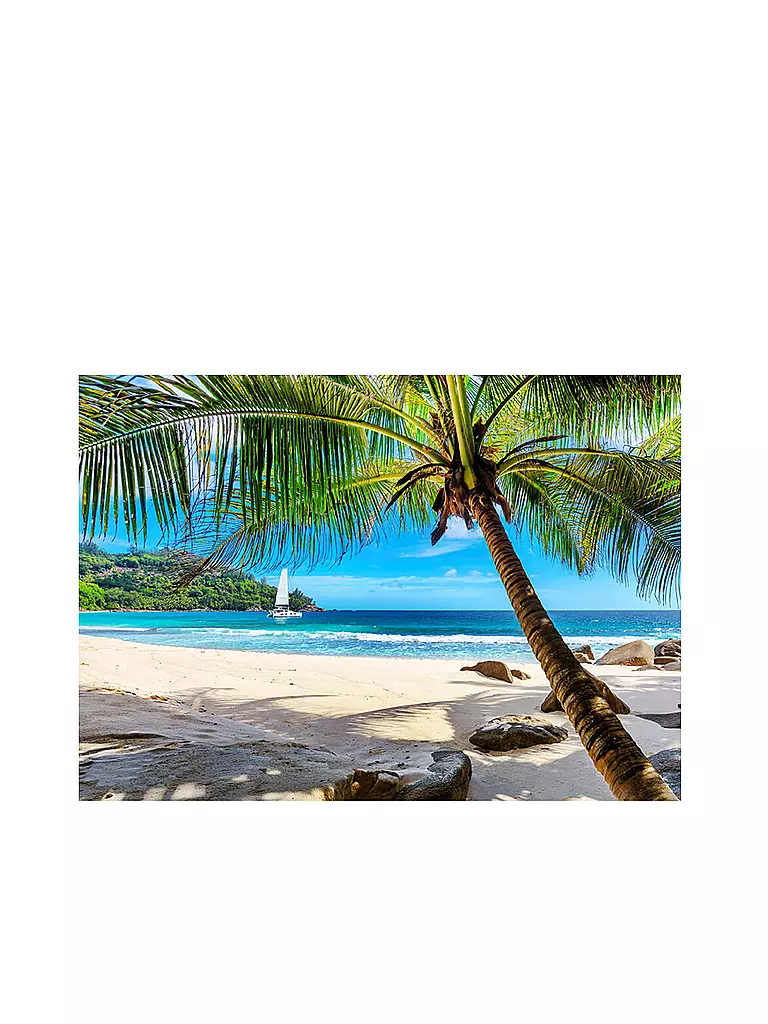 WOODEN CITY | Puzzle - Paradise Island Beach, Caribbean Sea – 505 Teile | keine Farbe
