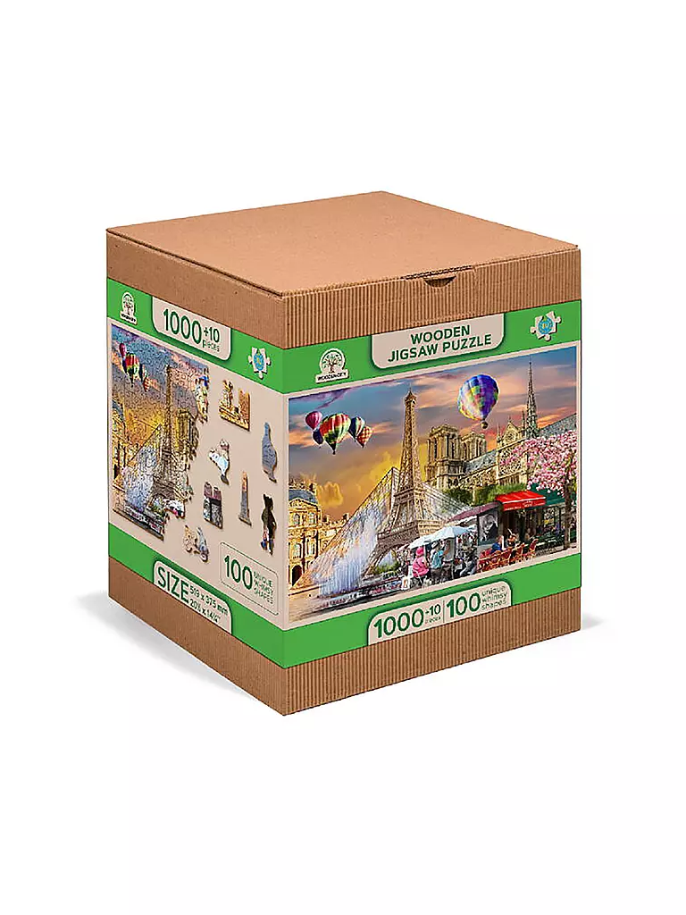 WOODEN CITY | Puzzle - Spring in Paris XL 1010 Teile | keine Farbe