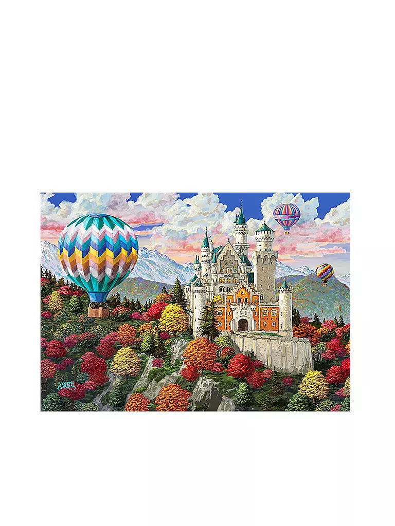 WOODEN CITY | Puzzle - The Neuschwanstein Castle – 505 Teile | keine Farbe