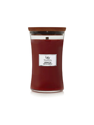 WOODWICK | Sanduhrkerze Knisterdocht 610g Large Cinnamon Chai