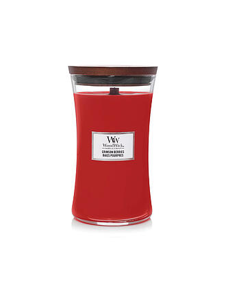 WOODWICK | Sanduhrkerze Knisterdocht 610g Large Crisom Berries 
