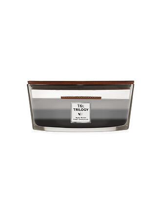 WOODWICK | Ellipsenkerze Knisterdocht 454g Triology Warm Woods 