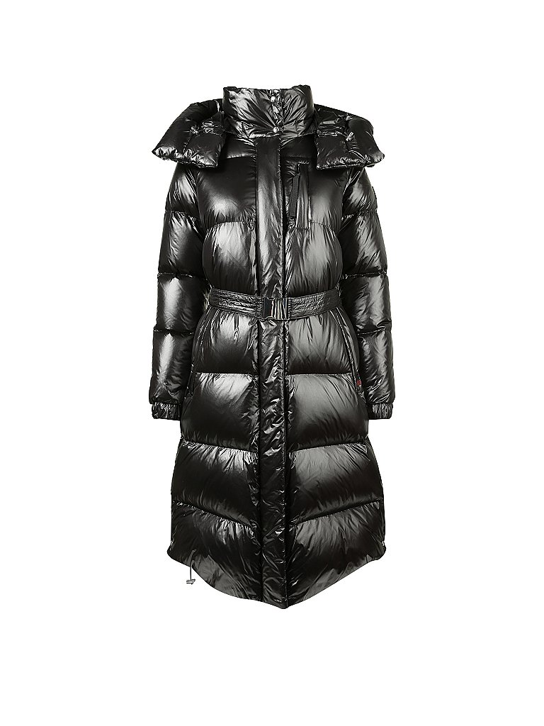 WOOLRICH Daunensteppmantel  schwarz | XS