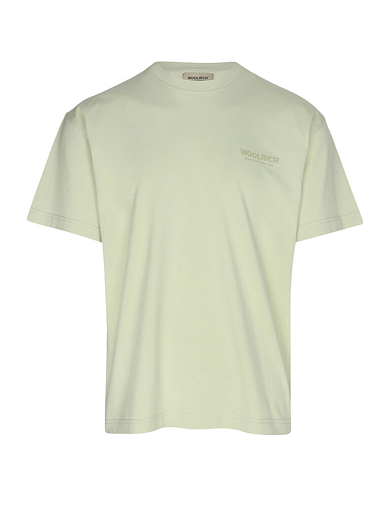 WOOLRICH T-Shirt  hellgrün | XL