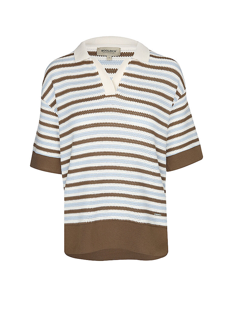WOOLRICH Poloshirt hellbraun | S