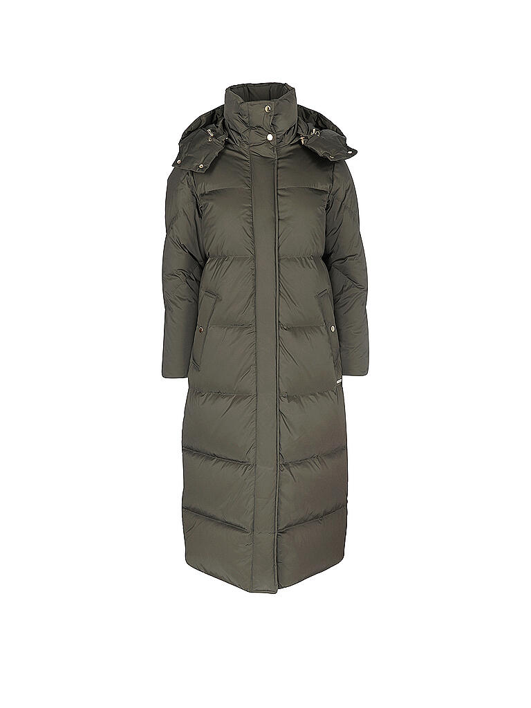 WOOLRICH | Daunenmantel Aurora Long | olive