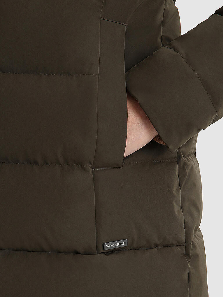 WOOLRICH | Daunenmantel Puffy Prescott  | olive