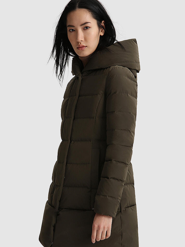 WOOLRICH | Daunenmantel Puffy Prescott  | olive