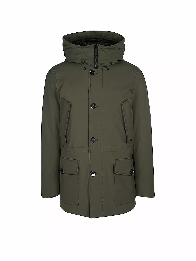 WOOLRICH | Daunenparka Regular Fit Arctic Stretch | olive