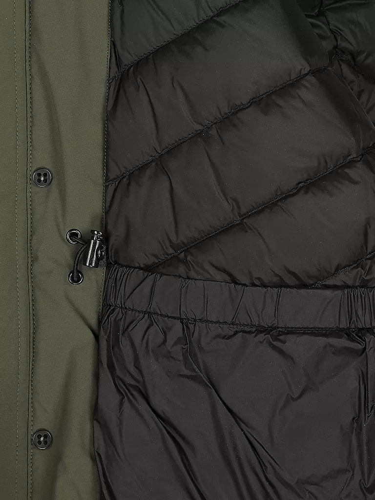 WOOLRICH | Daunenparka Regular Fit Arctic Stretch | grün