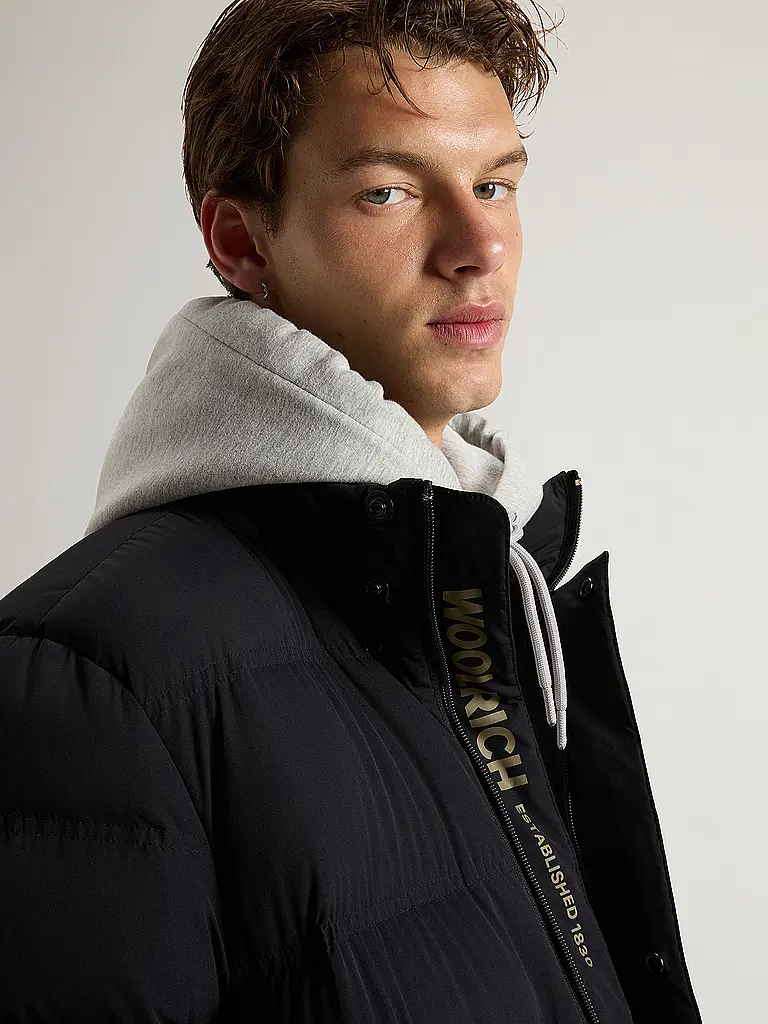 WOOLRICH | Daunensteppjacke SIEERA | schwarz