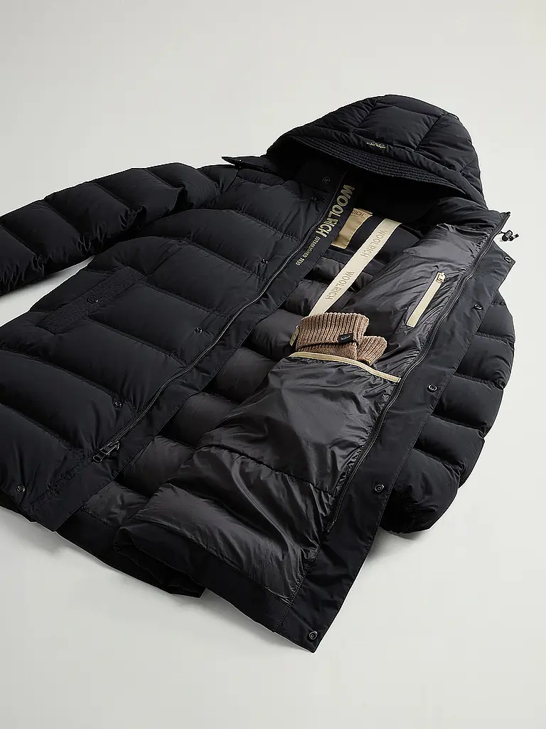 WOOLRICH | Daunensteppjacke SIEERA | schwarz