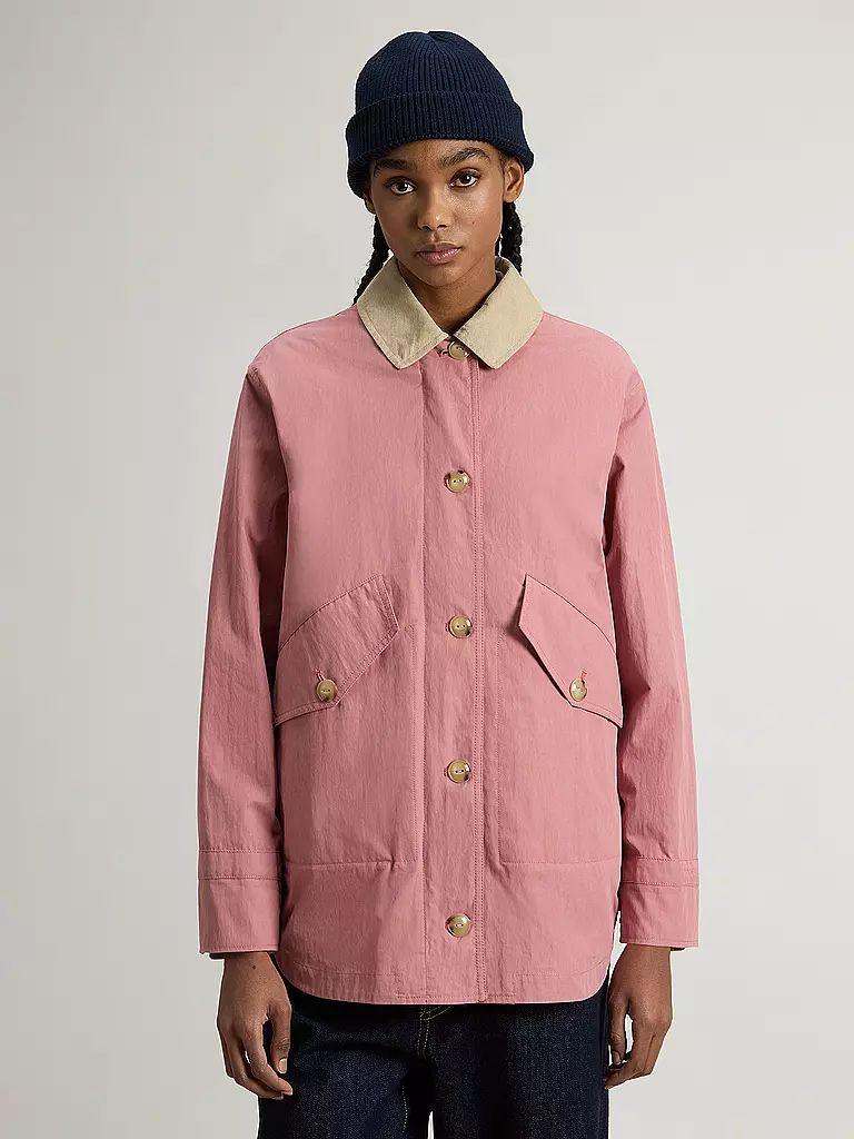 WOOLRICH | Fieldjacket  | rosa
