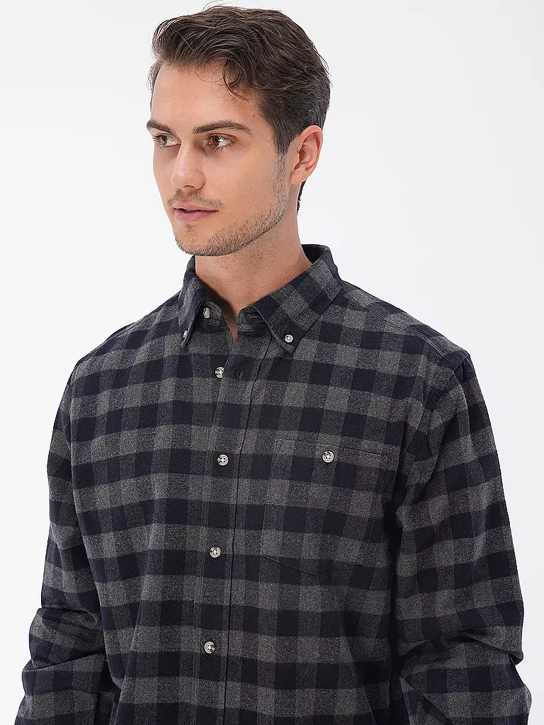 WOOLRICH | Flanellhemd  | schwarz