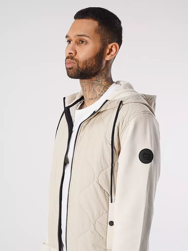 WOOLRICH | Hybrid Jacke | creme