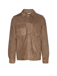 WOOLRICH | Lederjacke ALASKAN  | camel