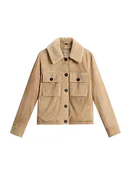 WOOLRICH | Lederjacke AMBER | beige