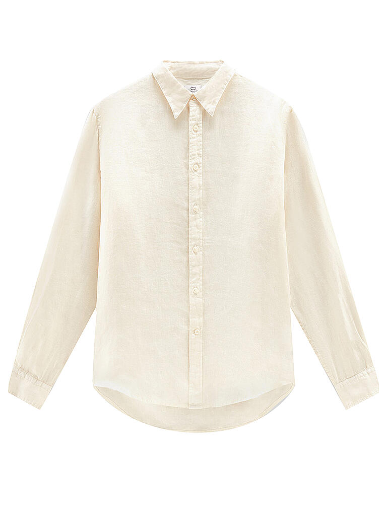 WOOLRICH | Leinenhemd | creme