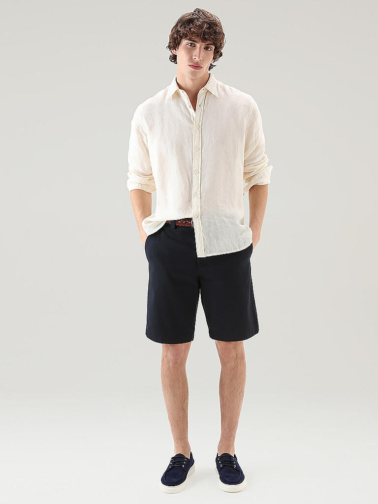 WOOLRICH | Leinenhemd | creme