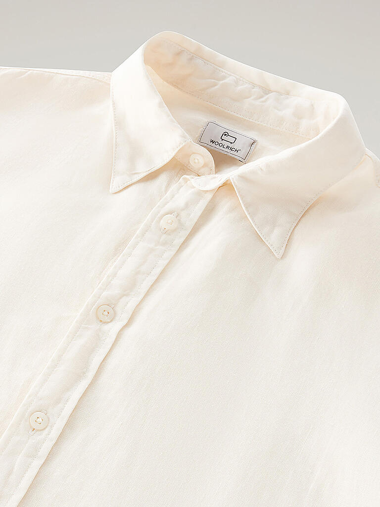 WOOLRICH | Leinenhemd | creme