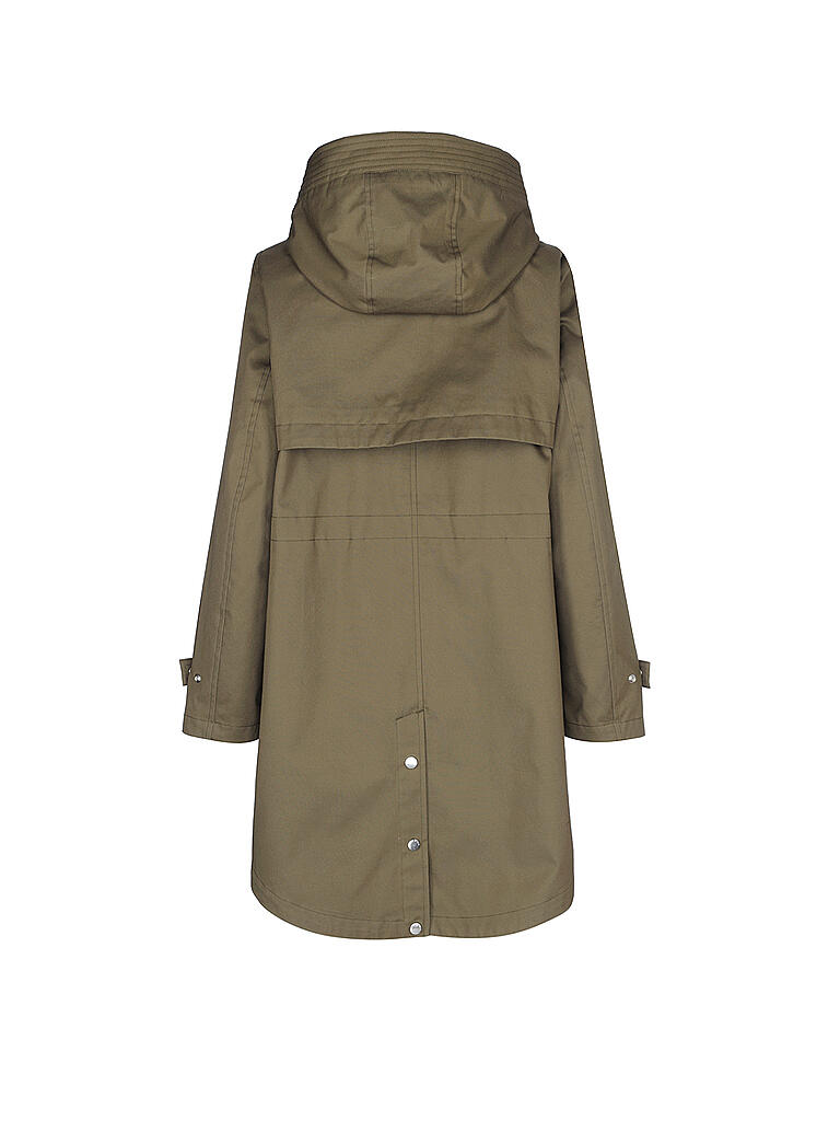 Orsay Parka Jacket Leichter Parka Damen Khaki Parka Frauen Oliv