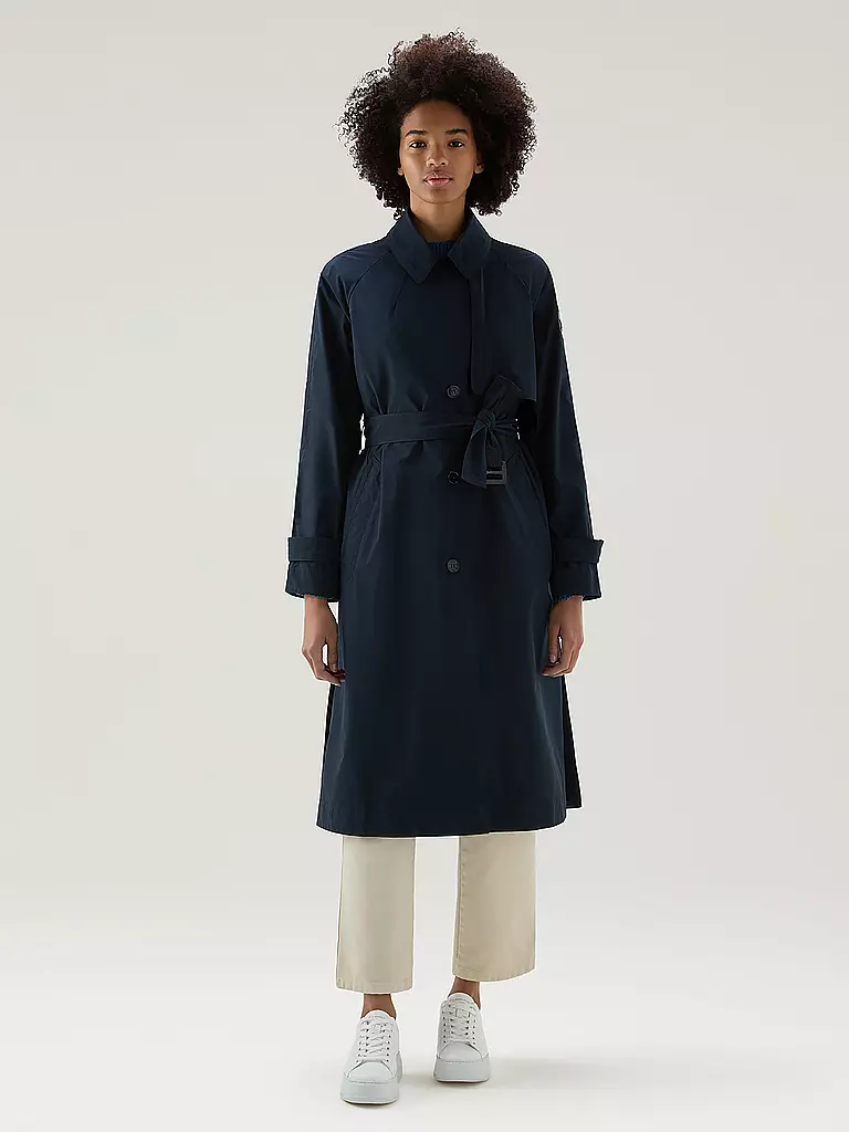 WOOLRICH | Trenchcoat | dunkelblau