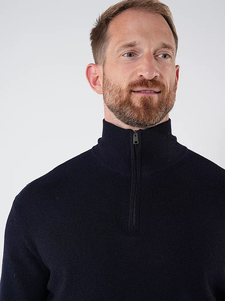 WOOLRICH | Troyer Pullover | blau