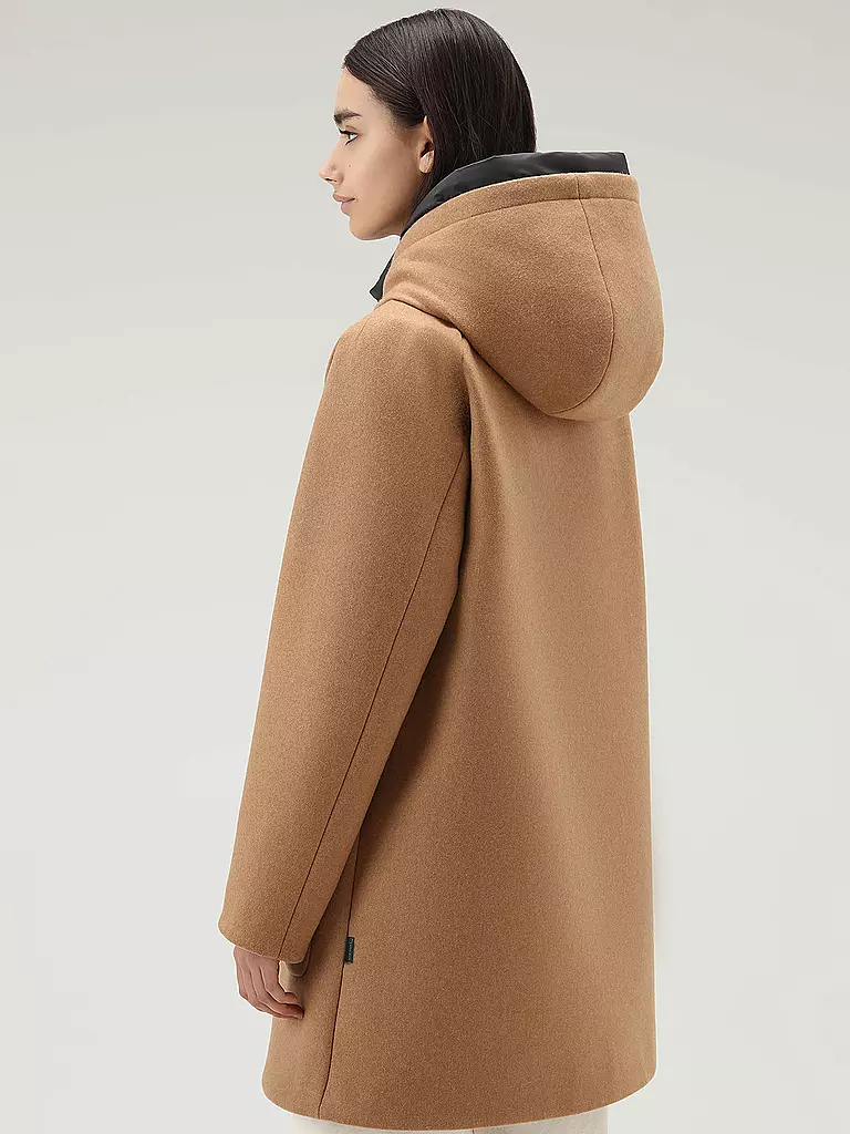 WOOLRICH | Wolljacke 2-in-1 | camel