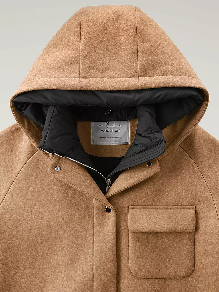 WOOLRICH | Wolljacke 2-in-1 | camel