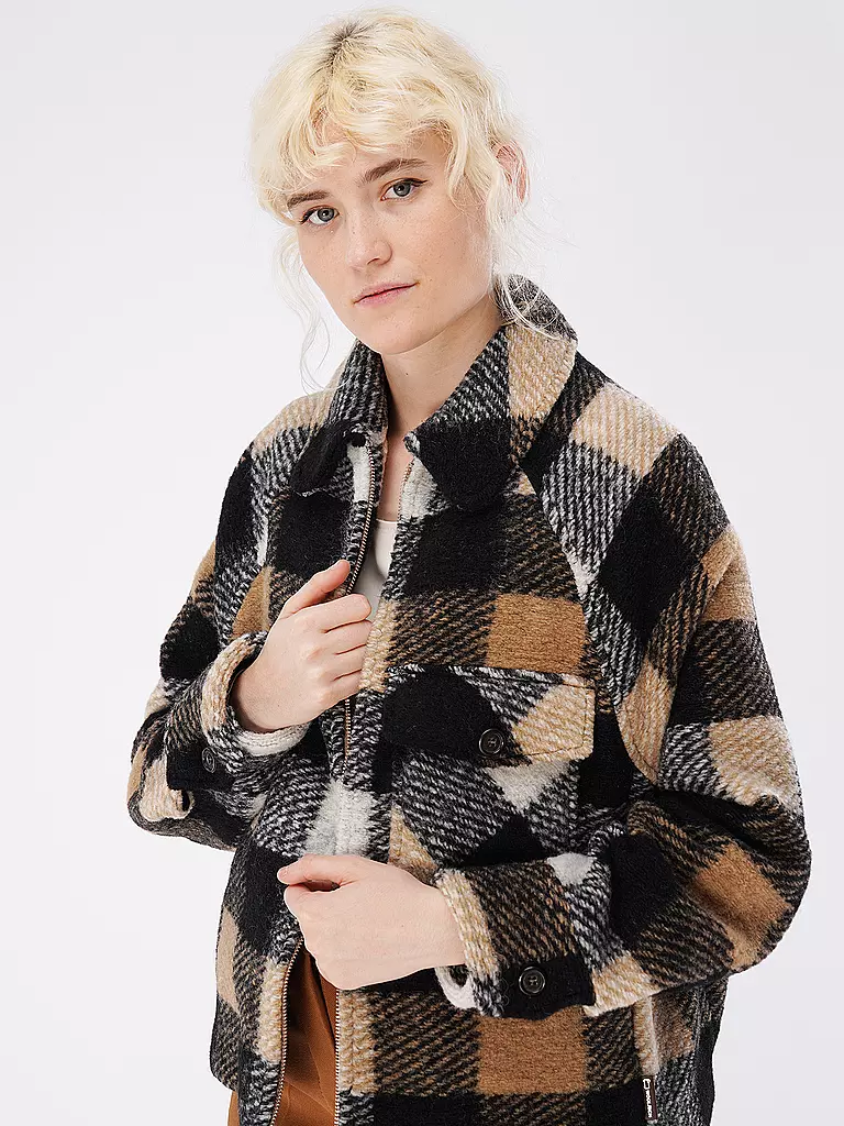 WOOLRICH | Wolljacke GENTRY TIMBER  | beige