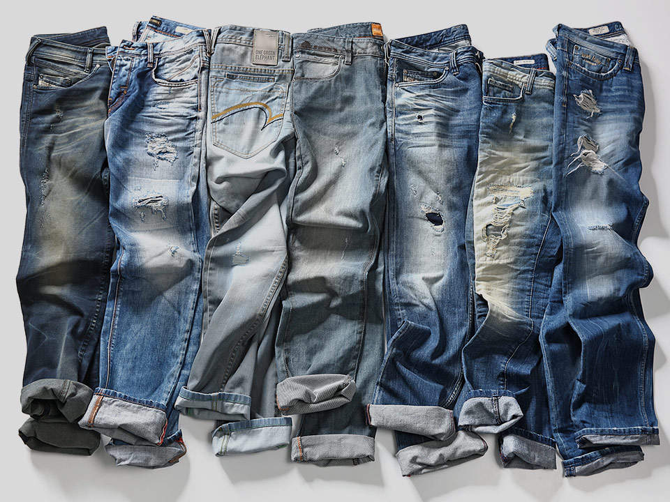 Destroyed Denim Destroyed-Denims für Herren