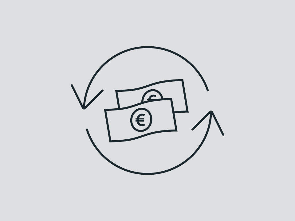 PlusCard Icon Geld zurück PlusCard Icon Geld zurück