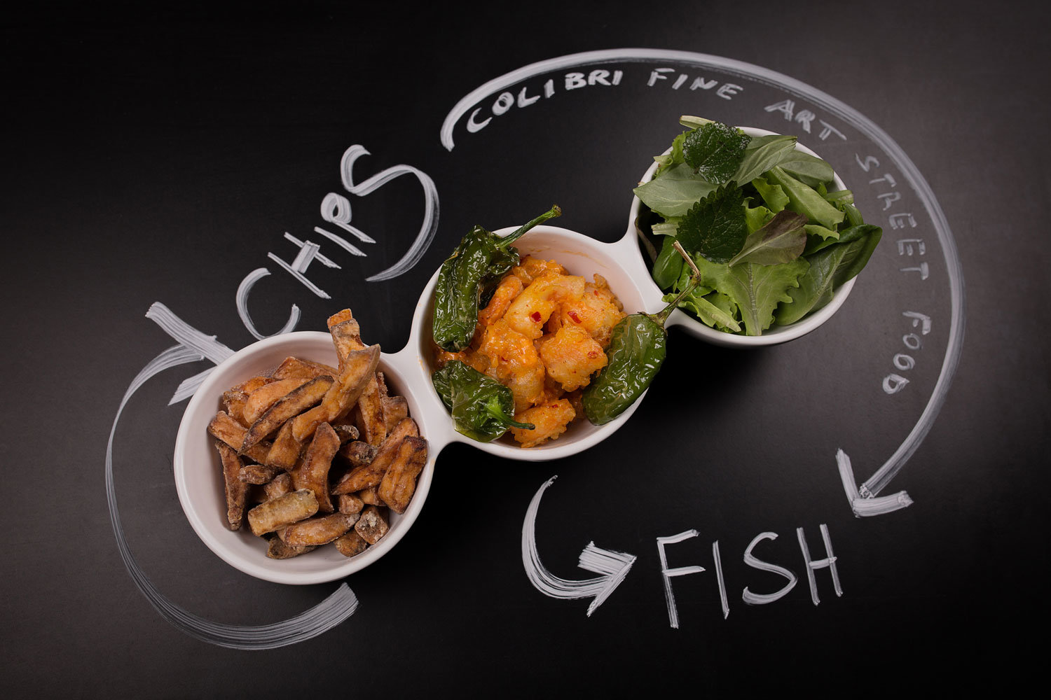 pa_garnelen Feurige Fish & Chips mit Gambas und Pimientos