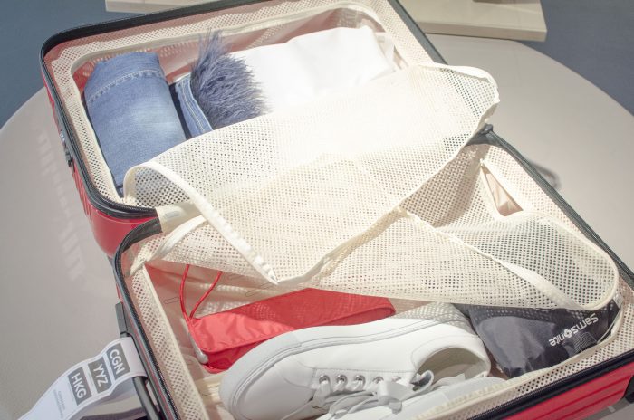 Sabina-Koffer2 Richtiges packen erspart einem Knitterfalten.
