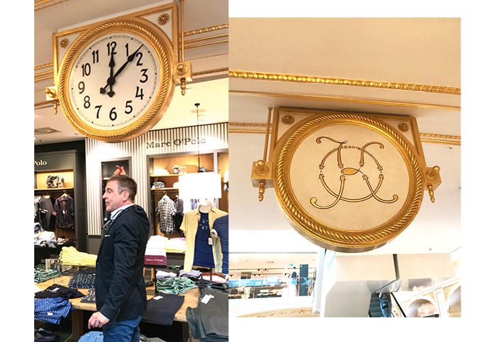 HR_Uhr Die Uhr im 3.Stock ist ein Relikt aus einer anderen Zeit