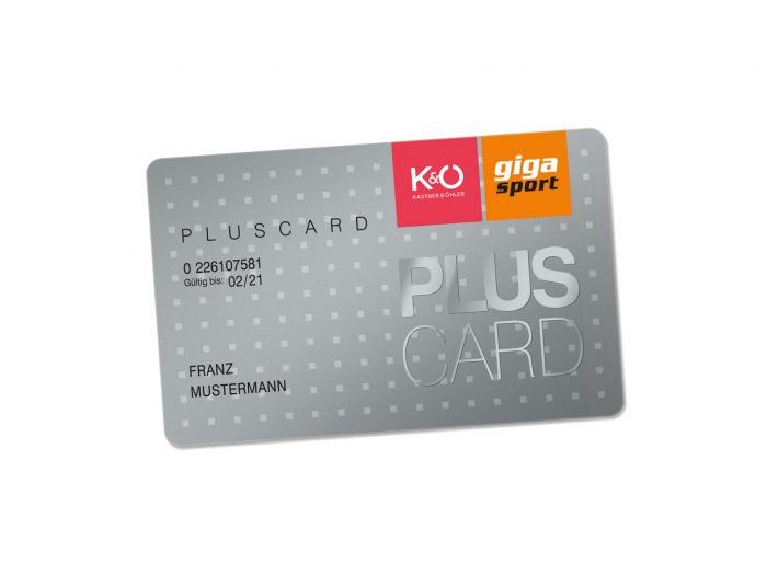 PlusCard Varianten Kundenkarte von Kastner & Öhler