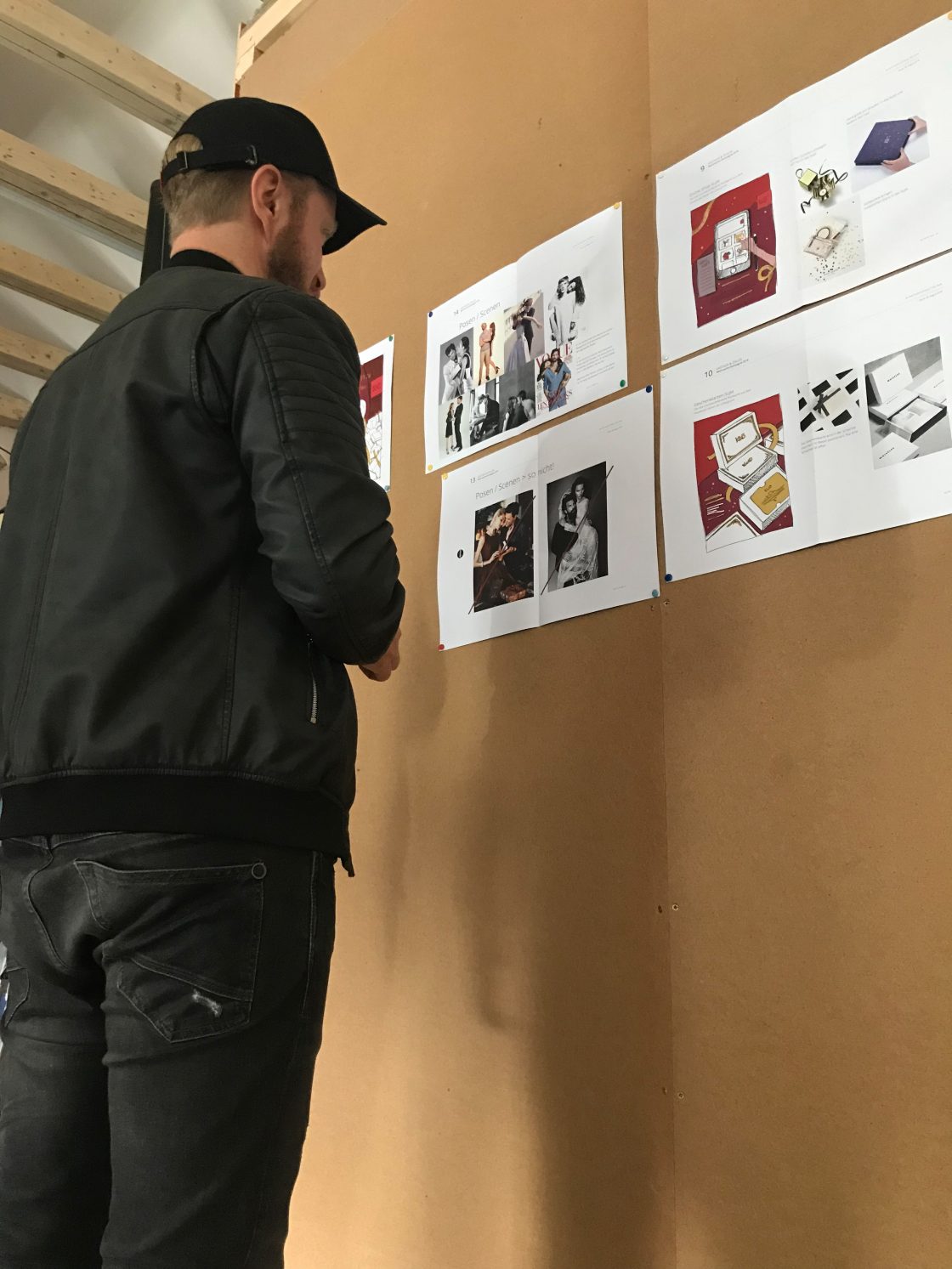 Frank Frank von der Agentur Hartinger beim Story Board