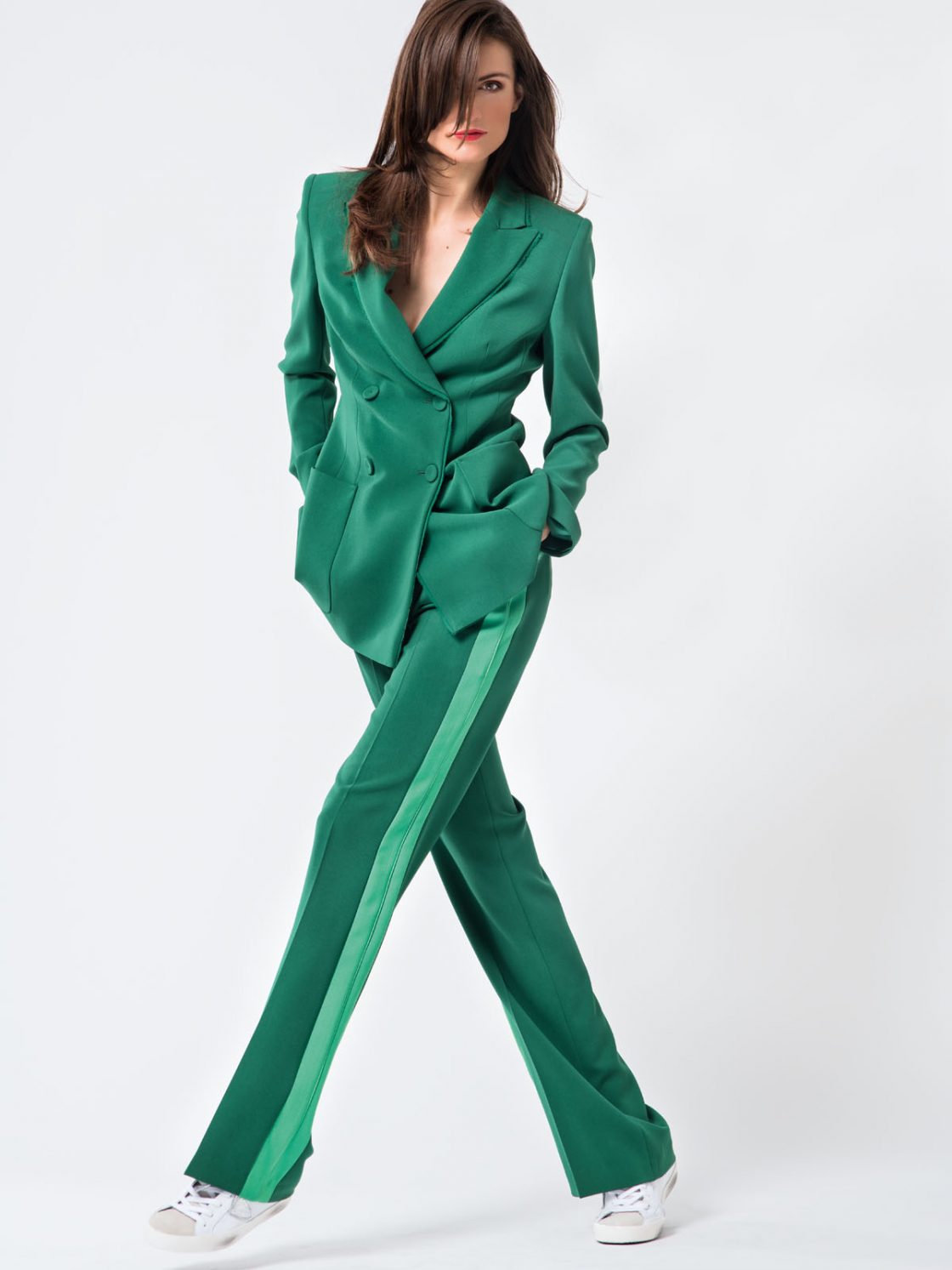 KastnerÖhler_nov-513b Hose um € 279,– und Blazer um € 429,–, beides von Marc Cain Collection.