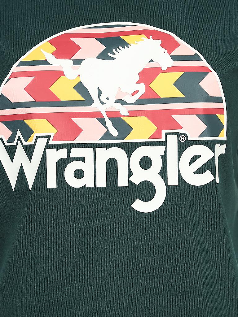 WRANGLER | T-Shirt | grün