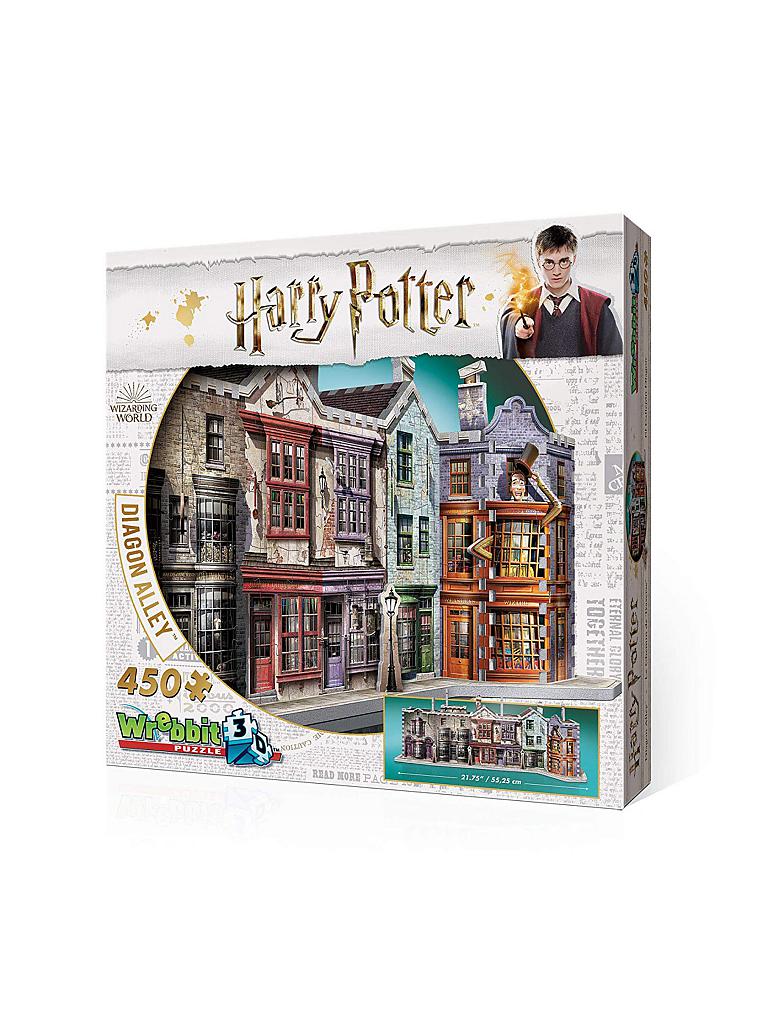 WREBBIT | 3D-Puzzle "Harry Potter" Fuchsbau - Haus der Weasleys (415 Teile) | transparent