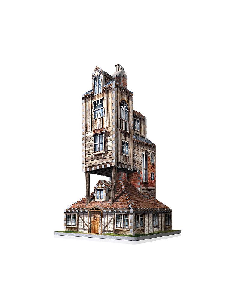 WREBBIT | 3D-Puzzle "Harry Potter" Fuchsbau - Haus der Weasleys (415 Teile) | transparent