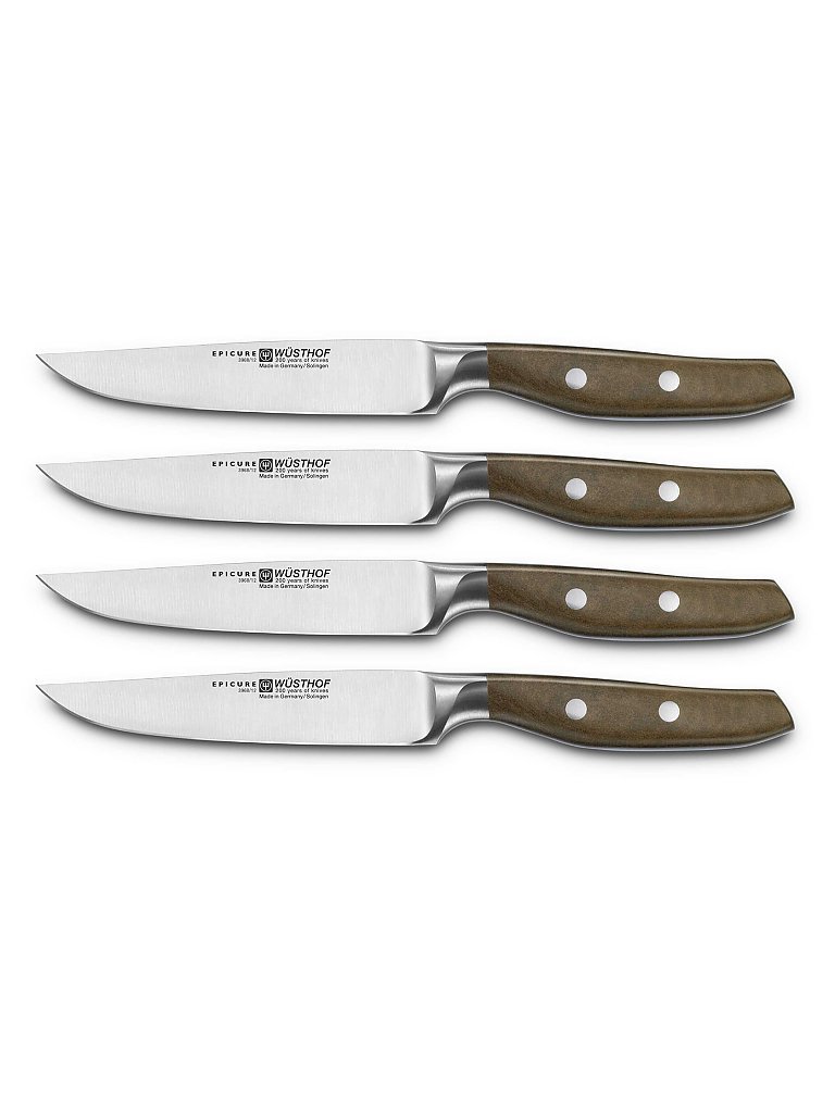 WUESTHOF Steakmesser Epicure 4-tlg. braun