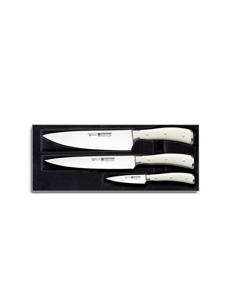 WUESTHOF | Messer-Set "Classic Ikon" 3-tlg. | creme