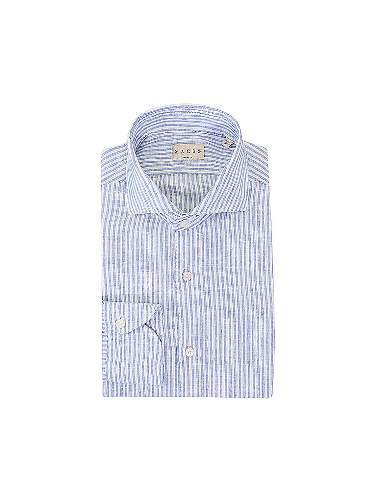 XACUS Leinenhemd Tailor Fit weiß | 41