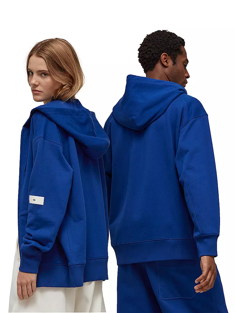 Y-3 | Kapuzensweatjacke | blau