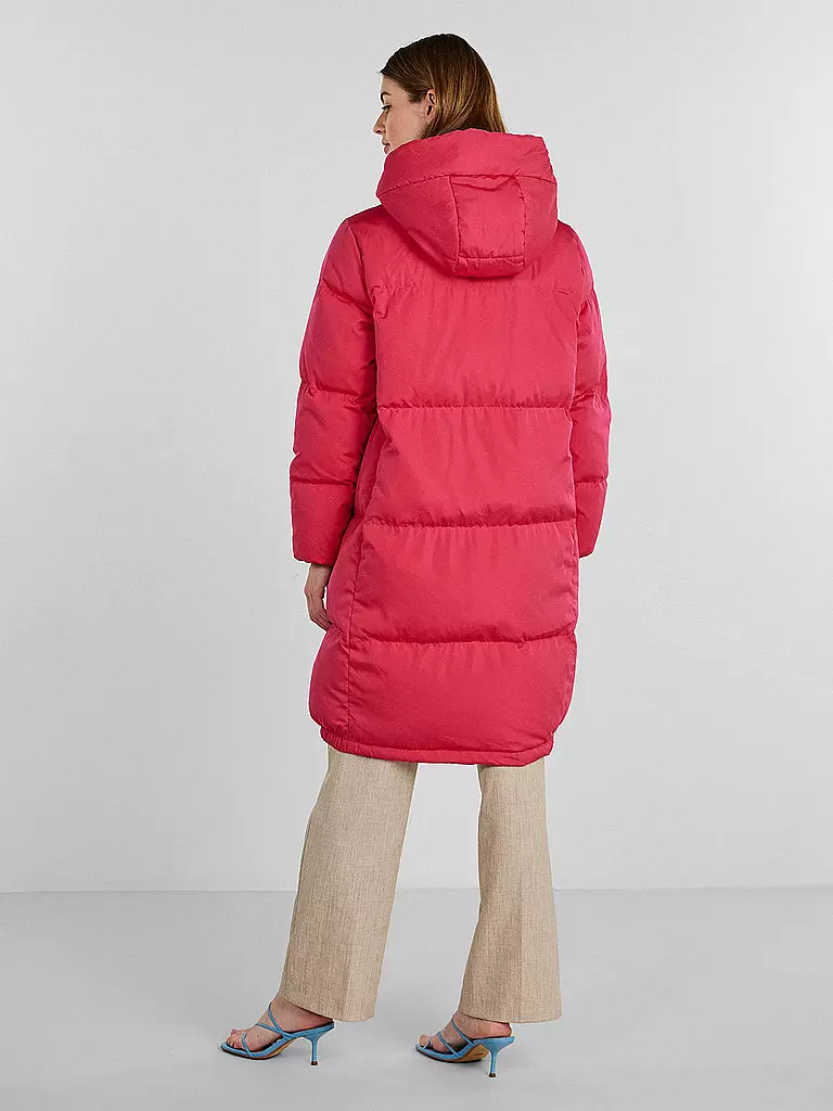 YAS | Daunensteppmantel | pink