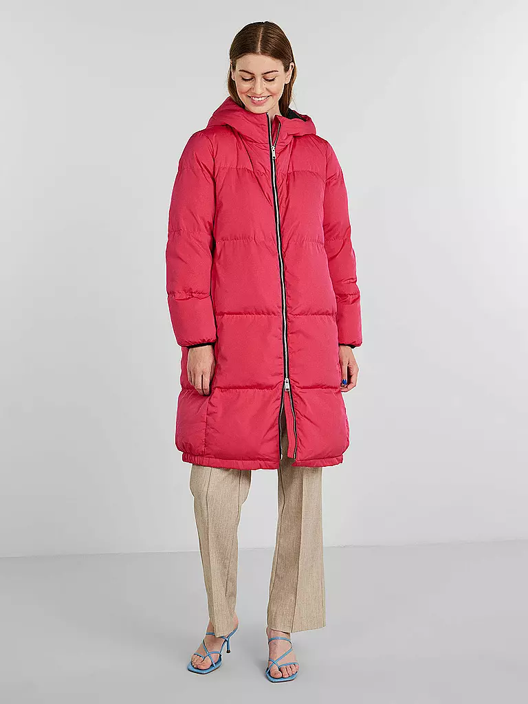 YAS | Daunensteppmantel | pink