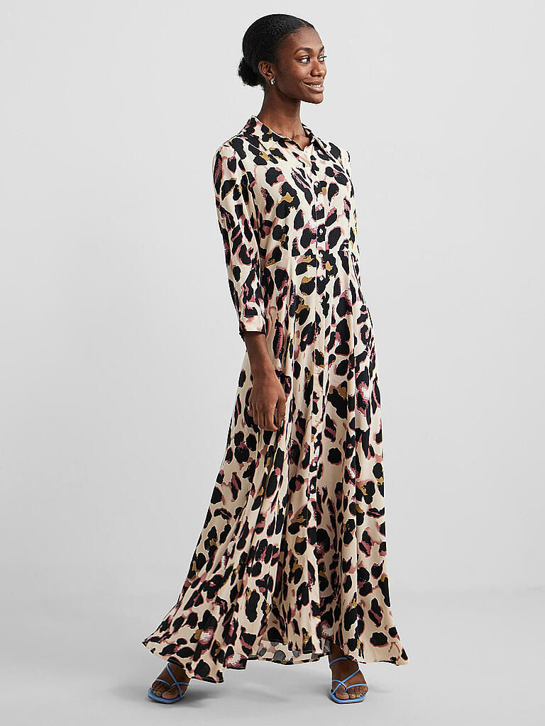 YAS | Hemdblusenkleid YASSAVANNA  | beige